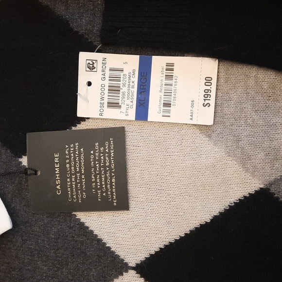 Charter Club Cashmere Sweater - Picture 4 of 4